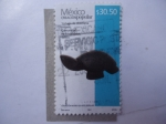 Stamps : America : Mexico :  Jalisco-Artesanía Comunidad de Magdalena - Tortuga de Obsidiana.