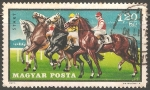 Stamps Hungary -    Horse race-carreras de caballos 