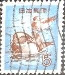 Stamps Japan -  Intercambio 0,20 usd 5 y. 1955