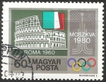 Sellos de Europa - Hungr�a -  Juegos Olímpicos de Moscú 1980