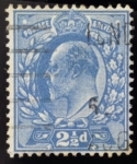 Stamps United Kingdom -  Eduardo VII