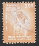 Stamps : Asia : Sri_Lanka :  Tambor, Instrumento musical