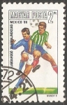 Sellos de Europa - Hungr�a -  Copa Mundial de Fútbol de 1986