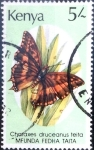 Stamps Kenya -  Intercambio 1,00 usd 5 sh. 1988