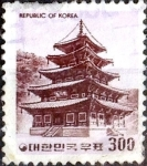 Stamps South Korea -  Intercambio 0,60 usd 300 w. 1977