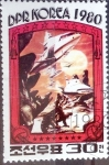 Stamps North Korea -  Intercambio 0,40 usd 30 ch. 1980