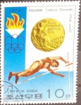 Stamps North Korea -  Intercambio nfxb 0,20 usd 10 ch. 1976