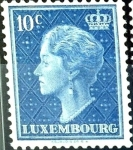 Stamps Luxembourg -  Intercambio 0,20 usd 10 cent. 1951