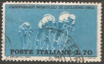 Stamps Italy -  Campeonato Mundial de Ciclismo en Pista 1962
