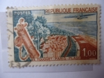 Stamps France -  Le Touquet-Paris-Plage- Patrimonio Arquitectinico de Francia (Scott/1027 )