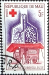 Stamps : Africa : Mali :  Intercambio 0,20 usd 5 fr. 1965