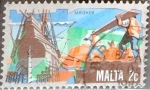 Sellos del Mundo : Europa : Malta : Intercambio 0,20 usd 2 cent. 1981