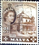 Sellos de Europa - Malta -  Intercambio 0,20 usd 2 p.1956
