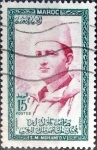 Stamps Morocco -  Intercambio 0,20 usd 15 fr.  1956