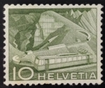 Stamps Switzerland -  Tren de montaña a Rocher de Naye