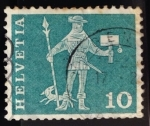 Stamps Switzerland -  Mensajero de Schwyz