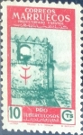 Stamps Spain -  Intercambio jxi 0,25 usd 10 cent. 1950