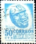 Stamps Mexico -  Intercambio 0,20 usd 50 cent. 1950