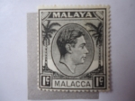 Stamps : Asia : Malaysia :  King George VI.