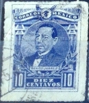 Stamps : America : Mexico :  Intercambio 0,30 usd 10 cent. 1915