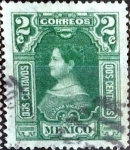 Sellos de America - M�xico -  Intercambio 0,35 usd 2 cent. 1910