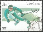 Stamps Laos -  Juegos Olímpicos de Albertville 1992