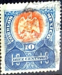 Sellos de America - M�xico -  Intercambio 0,35 usd 10 cent. 1903