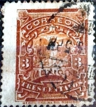Stamps Mexico -  Intercambio 1,00 usd 3 cent. 1895