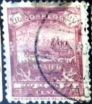 Stamps Mexico -  Intercambio 1,00 usd 10 cent. 1895