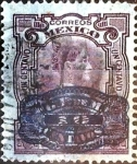 Stamps : America : Mexico :  Intercambio 0,50 usd 10 s. 1 cent. 1916