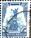 Sellos de America - M�xico -  Intercambio 0,20 usd 20 cent. 1935