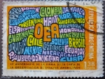 Stamps : America : Argentina :  OEA - Organizacion de Estados Americanos