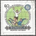 Sellos de Asia - Mongolia -  Copa Mundial de Fútbol de 1966