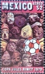 Sellos de America - Mxico -  Intercambio crxf 0,20 usd 2 p. 1970