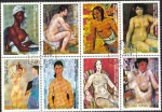 Stamps Equatorial Guinea -  Cuadros Desnudos