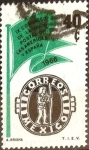 Sellos de America - M�xico -  Intercambio crxf 0,20 usd 40 cent. 1966