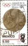 Stamps Mexico -  Intercambio 0,25 usd 5,50 p. 1980