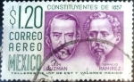 Stamps Mexico -  Intercambio 2,50 usd 1,20 p. 1964