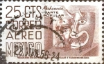 Sellos de America - Mxico -  Intercambio 0,20 usd 25 cent. 1955