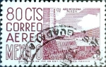 Stamps Mexico -  Intercambio 0,30 usd 80 cent. 1963