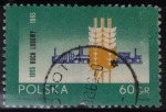 Sellos de Europa - Polonia -  Factoría y trigo