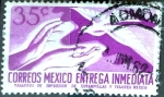 Stamps Mexico -  Intercambio 0,20 usd 35 cent. 1956