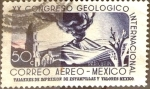 Sellos de America - M�xico -  Intercambio crxf 0,20 usd 50 cent. 1956