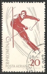 Stamps : Europe : Romania :  Depotes de invierno- esqui alpino