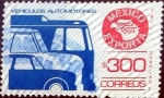 Stamps Mexico -  Intercambio 20,00 usd 300 p. 1987
