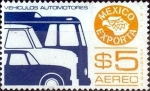 Stamps Mexico -  Intercambio nf4b 0,20 usd 5 p. 1976