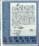 Sellos de America - M�xico -  Intercambio crxf 0,20 usd 80 cent. 1972