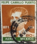 Sellos de America - M�xico -  Intercambio 0,20 usd 80 cent. 1974