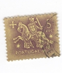 Stamps Portugal -  Caballero medieval