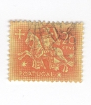 Stamps Portugal -  Caballero medieval